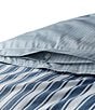 Color:Blue - Image 4 - Blair Classic Stripe Duvet Set