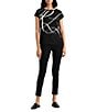 Lauren Ralph Lauren Boat Neck Short Sleeve Logo Script Shirt - Image 3