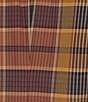 Color:Navy/Tan - Image 4 - Bonaro Plaid Long Sleeve Notch Lapel Blazer Jacket