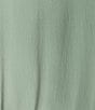 Color:Soft Laurel - Image 5 - Bubble Crepe Crew Neck Cap Sleeve Tie Front A-Line Dress