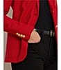Lauren Ralph Lauren Bullion Patch Two Button Jacquard Blazer - Image 6