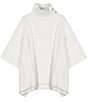 Lauren Ralph Lauren Button Turtleneck Poncho - Image 1