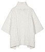 Lauren Ralph Lauren Button Turtleneck Poncho - Image 2