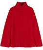 Lauren Ralph Lauren Cable Knit Mock Neck Cape - Image 1