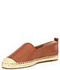 Color:Polo Tan - Image 4 - Cameryn Leather Espadrille Flats
