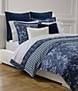 Lauren Ralph Lauren Caterina Floral Percale Comforter Mini Set, Color:Navy - Image 3