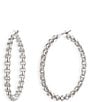 Lauren Ralph Lauren Chain Hoop Earrings - Image 2