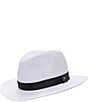 Lauren Ralph Lauren Classic Packable Fedora Hat, Color:Bone/Black - Image 3
