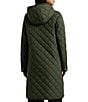 Lauren Ralph Lauren Corduroy Trim Point Collar Snap Front Quilt Jacket - Image 2