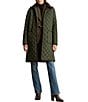 Lauren Ralph Lauren Corduroy Trim Point Collar Snap Front Quilt Jacket - Image 3