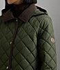 Lauren Ralph Lauren Corduroy Trim Point Collar Snap Front Quilt Jacket - Image 4