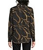 Lauren Ralph Lauren Crepe Belting Print Point Collar Long Sleeve Coordinating Shirt - Image 2