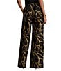 Lauren Ralph Lauren Crepe Belting Print Wide Leg Full Length Coordinating Pants - Image 2