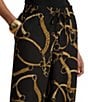Lauren Ralph Lauren Crepe Belting Print Wide Leg Full Length Coordinating Pants - Image 4