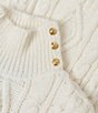 Lauren Ralph Lauren Crest Button Cable Knit Poncho - Image 5