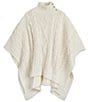 Lauren Ralph Lauren Crest Button Cable Knit Poncho - Image 6