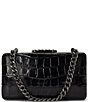 Lauren Ralph Lauren Croc-Embossed Small Franki Clutch - Image 1