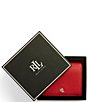 Lauren Ralph Lauren Crosshatch Leather Compact Bifold Wallet - Image 4