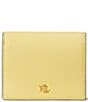 Lauren Ralph Lauren Compact Crosshatch Leather Bifold Wallet - Image 1