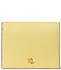 Lauren Ralph Lauren Crosshatch Leather Compact Wallet - Image 1