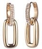 Lauren Ralph Lauren Crystal Pave Link Drop Earrings - Image 1