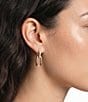 Lauren Ralph Lauren Crystal Pave Link Drop Earrings - Image 3