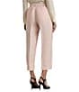 Color:Pink Opal - Image 2 - Culcette Flat Front Cropped High Waisted Wide Leg Pant