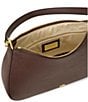 Lauren Ralph Lauren Danni 26 Medium Crosshatch Leather Shoulder Bag - Image 3