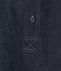 Lauren Ralph Lauren Denim Spread Collar Long Sleeve Shirt Dress - Image 3