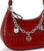 Lauren Ralph Lauren Embossed Medium Marcy Zip Shoulder Bag - Image 5