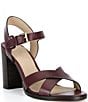 Lauren Ralph Lauren Emeryn Leather Block Heel Sandals - Image 1