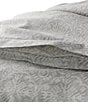 Color:Grey - Image 5 - Emilia Medallion Print Cotton Duvet Cover Set