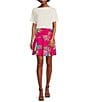 Color:Pink Multi - Image 3 - Floral A Line Skirt
