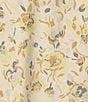 Color:Cream Multi - Image 3 - Floral Georgette Square Neck Puff Short Sleeve Dress