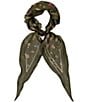 Lauren Ralph Lauren Floral Sprigs Small Diamond Scarf, Color:Olive - Image 1