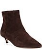 Lauren Ralph Lauren Francesca Suede Point Toe Kitten Heel Booties - Image 5