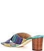 Color:Plaid Multi - Image 3 - Freddi Plaid Woven Leather Sandals