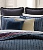 Lauren Ralph Lauren Gena Soft Cotton Reversible Comforter Mini Set, Color:Indigo Blue - Image 5