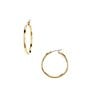 Color:Gold - Image 1 - Gold Hoop Earrings