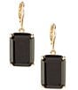 Lauren Ralph Lauren Gold Jet Drop Earrings - Image 1