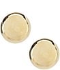 Color:Gold - Image 1 - Gold Metal Stud Earrings