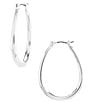 Lauren Ralph Lauren Gold Tear Drop Hoop Earrings - Image 1