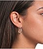 Lauren Ralph Lauren Gold Tear Drop Hoop Earrings - Image 2