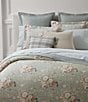 Lauren Ralph Lauren Gwynne Floral Print Comforter Mini Set, Color:Sage/Multi - Image 1