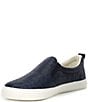 Color:Refined Navy - Image 4 - Haddley Raffia Slip-On Sneakers