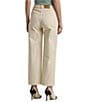 Color:Mascarpone Cream Wash - Image 2 - High Rise Relaxed Cropped Tonal Embroidered Pants