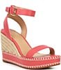 Color:Adirondack Berry - Image 1 - Hilarie Espadrille Platform Wedge Dress Sandals