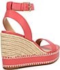 Color:Adirondack Berry - Image 2 - Hilarie Espadrille Platform Wedge Dress Sandals