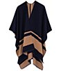 Lauren Ralph Lauren Hotel Logo Stripe Ruana - Image 1
