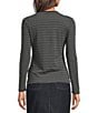Lauren Ralph Lauren Knit Yarn Dyed Stripe Crew Neck Long Sleeve Pullover Top - Image 2